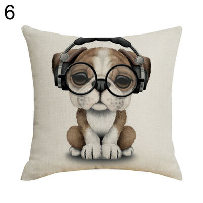 

Cute Animal Elephant Dog Throw Pillow Case Cushion Cover Sofa Bedding Articles