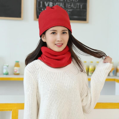 

New Women Men Unisex Fleece Hat Cap Solid Color Beanie Warm Skullcap Headwear