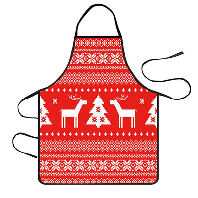 

Siaonvr Christmas Decoration Waterproof Apron Kitchen Aprons Dinner Party Apron