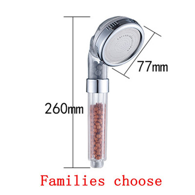 

Stone Anion Showerhead Small Pressurized Water Heater Nozzle And 300 Hole Booster Shower Head Square Handheld Press