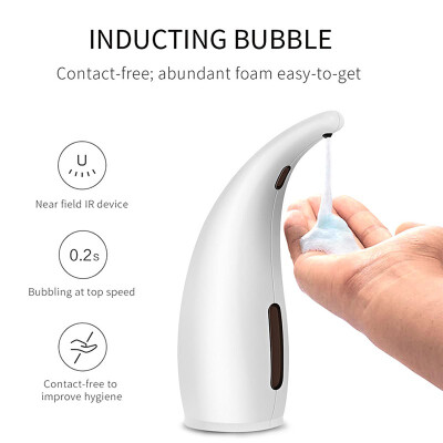 

Automatic Soap Dispenser Stainless Steel IR Sensor Liquid Hand Wash Bathroom