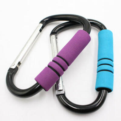 

2019 Pram Pushchair Shopping Bag Hook Carabiner Large D Ring Buggy Mummy Clip