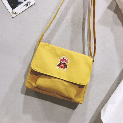 

Korean Uzzang hundred canvas bag female postman bag