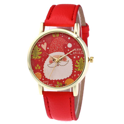 

Santa Clau Christmas Watches Womans Mans High Quality Fashion Quartz Watch Unisex Watches Female Male Famous Clocks Wholesale