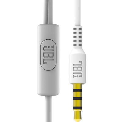 

JBL C100SI 35mm Wired In-ear Headphones Stereo Music Headset Dynamic Earphone One Button Remote Hands-free with Microphone White