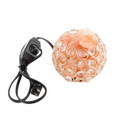 

Salt Himalayan Lamp Natural LED Night Light Air Purifier w Dimmable Controller