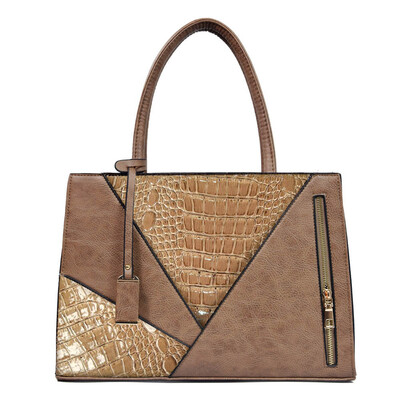

Women Alligator PU Leather Handbag Female Luxury Over Shoulder Bag Brand Designer Large A4 Briefcase Tote Bag for Office Ladies