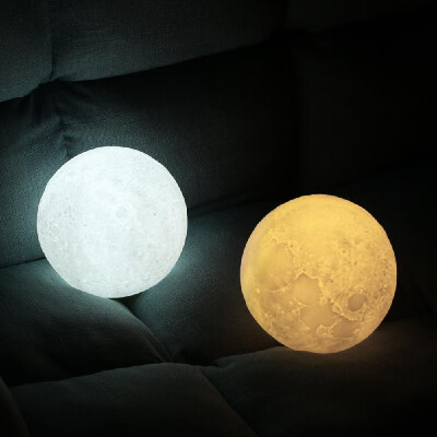 

Creative touch 3D moon night light usb charging induction lamp Amazon led new moon bedside lamp