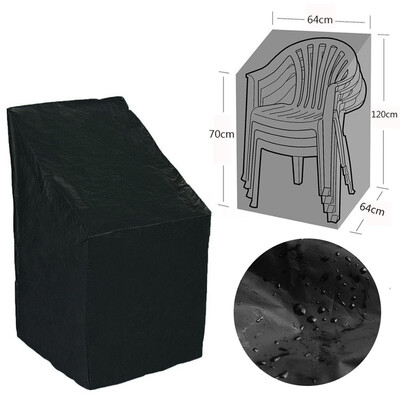 

Gobestart Waterproof Outdoor Stacking Chair Cover Garden Parkland Patio Chairs Furniture