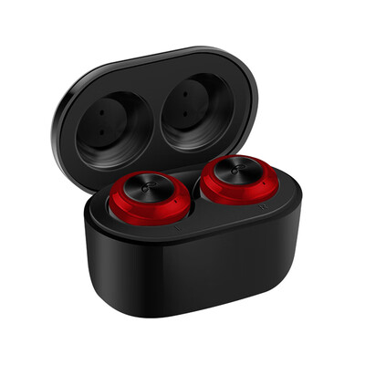 

Headphones 50 binaural stereo in-ear mini wireless headset with charging compartment