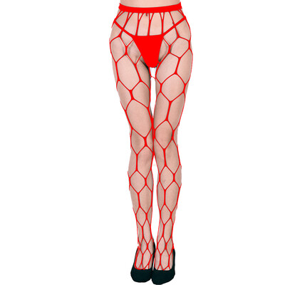 

Toponeto Women Sexy Fishnet Soft Tights Lingerie Transparent Erotic Hollow Bodysuit