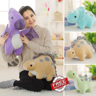 

Kids Baby Soft Cartoon Dinosaur Plush Toy Stuffed Animal Dolls Christmas Gifts
