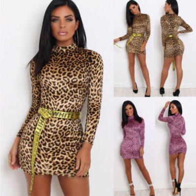 

Womens Bandage Bodycon Long Sleeve Evening Party Cocktail Club Short Mini Dress