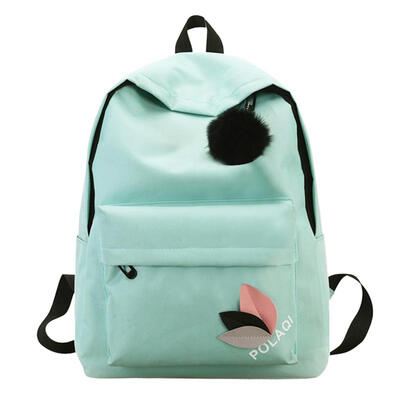 

Simple Women Girls Canvas Backpacks Teen Travel Shoulder School Handbags
