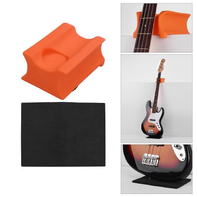 

Multifunctional Guitar Support Plastic Stringed Instruments Neck Rest with TPE Non-Slip Protection Pad for Electric Acoustic Guita