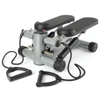 

Ktaxon Air Climber Mini Aerobic Stair Stepper with Resistance Bands Fitness Cardio Equipment Home Gym Exercise Machine