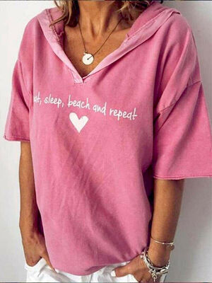 

Women Short Sleeve Loose T Shirts Fashion Ladies Summer Casual Blouse Tops Shirt