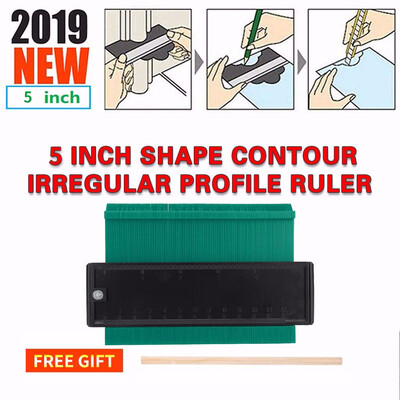

〖Follure〗10Inch Shape Contour Duplicator Profile Gauge Tiling Laminate Tiles Shaping Tool