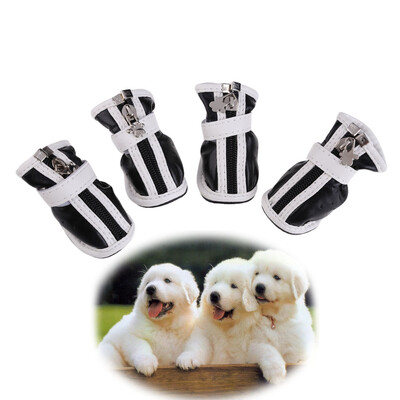 

New Fashion PU Comfortable Boots Waterproof Shoes For Small Big Pet Dog