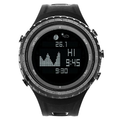 

SUNROAD Outdoor Sports Watch Multifunctional Climbing Digital Sports Wrist Watch Moon Graph Tidal Data Fishing Watch Altimeter Bar