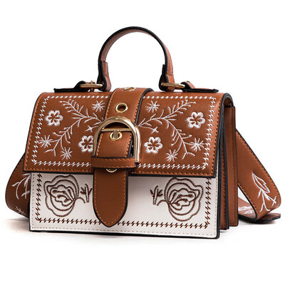 

Fashion Women Bag Panelled Vintage Girls Bags for Girls Black PU Leather Women Messenger Bags Free Gift Drop Shopping
