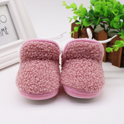 

Autumn Winter Cute Baby Warm Anti-slip Soft Soles Shoes First Walkers Casual Boots Shoes