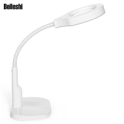 

Beileshi TS - 1502 Foldable Desktop Magnifier Magnifying Loupe with 5X 12X Lens Lamp