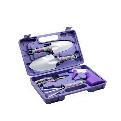 

510Pcs Compact Garden Tool Set Vegetable Flower Herb Gardening Hand Tools Kit with Carrying Case