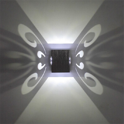 

Gobestart Led Butterfly Background Wall Lamp Lamp Bedside Bedroom Study Modern Minimalist