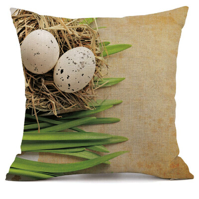 

〖Follure〗Easter Sofa Bed Home Decoration Festival Pillow Case Cushion Cover