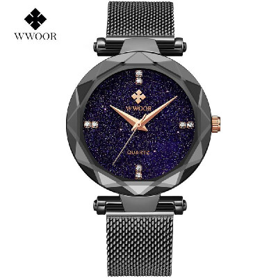 

WWOOR Women Dress Watches Sports Watch for Women New Unique Design Womens&Girls Watch Bracelet Waterproof Quartz Watch Stain