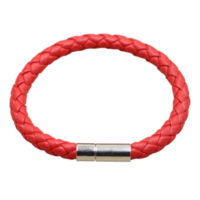 

Retro Trend Manual Weaving PU Leather Rope Simple Leisure Bracelet Unisex Pair 3 Colours Optional