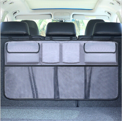 

Universal Oxford Fabric Hanging Auto Car Organizer Trunk Back Seat Storage Bag Mesh Net Pocket Bag