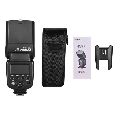 

VISICO Camera Flash Speedlite E-TTL Built-in 24G Wireless Trigger System 18000s High-Speed Sync with LCD Display Hot Shoe for Ca