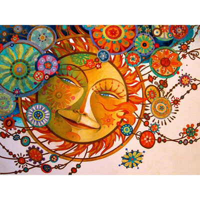 

5d Diamond Painting Sun Diamond Mosaic Cartoon Diamond Embroidery Full Set Rhinestones Christmas Decorations For Home