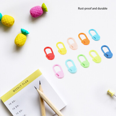 

Greensen Plastic Safety Pins Clips Sweater Mark Buckle Needle Knitting Accessories for DIY Sewing