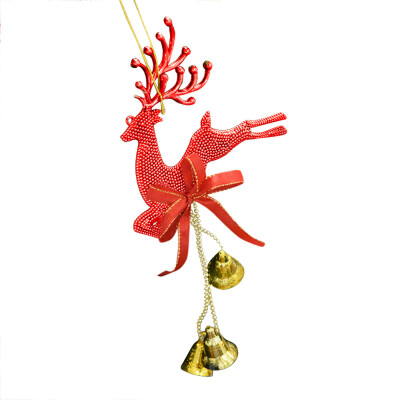 

〖Follure〗Merry Christmas Party Ornament Flower Bell Household elk Garden Home Decor