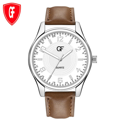 

Gobestart Hot Man Leather Watch Whatever Late Anyway Letter Watches New Pointer glow