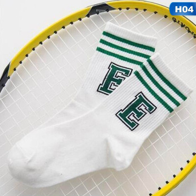 

Letter Socks Gym Socks Casual College Style Skateboard Sock Multiclour