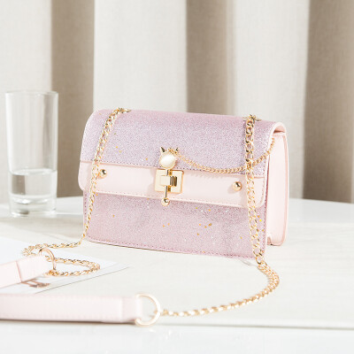 

Summer ins fashionable single shoulder lady bag Chao Korean version Baitao oblique bag chain is small&fresh