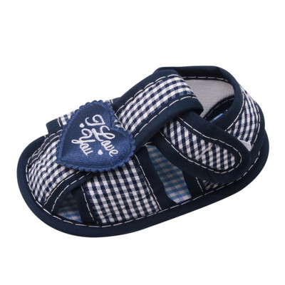 

0-18M 3 Colors First Walkers Hot Sale Newly Fashion Baby Girls Soft Breathable Cute Shoes Infant Kids Plaid Toddler Shoes