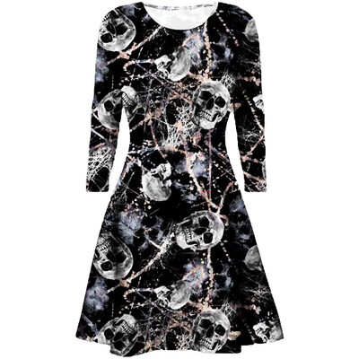 

Tailored Womens Halloween Costume Ladies Smock Flared Swing Dress