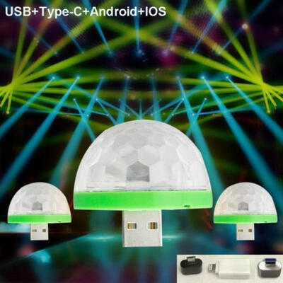 

USB Mini LED Night Light Color Changed by Sound Music Magic Lights LED Mushroom