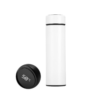 

500ml Vacuum Thermos LED Temperature Display Water Bottle Stainless Steel Double Wall Insulated Cup Intelligent Travel Thermos Cup