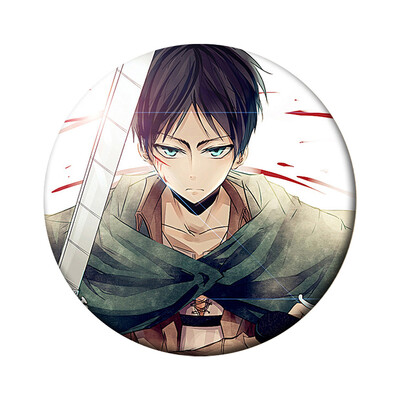 

1pcs Hot Anime Attack on Titan Cosplay Badge Cartoon Brooch Pins Collection bags Badges for Backpacks Button Clothes Decor