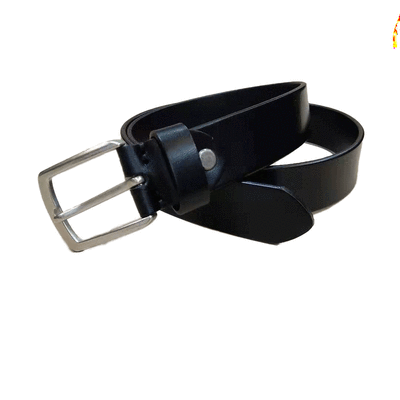 

35 wide unisex leather belt top layer leather pin buckle casual personality belt