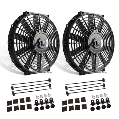 

Universal Engine Bay Slim Cooling Fan Radiator Push Pull Mount Kit