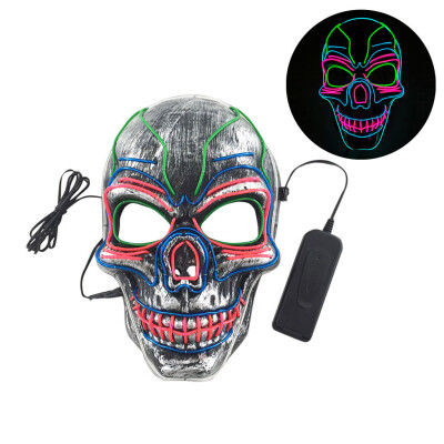 

Siaonvr Halloween Mask LED Masks Glow Scary Mask Light Up Cosplay Mask