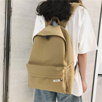 

Ins Wind Bag Female Korean High School Students Ancient Feeling Simple Joker Junior High School Boys Backpack Backpack