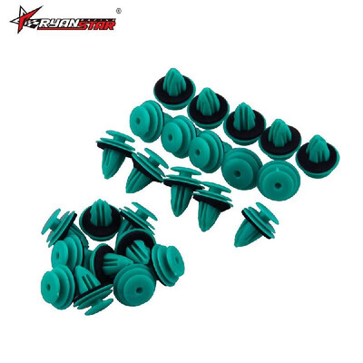 

Car door buckle Toyota front bumper door plate buckle green buckle 90467-10188 25 Pack green